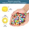 3000+ pcs Pony Beads, Multi-Colored Bracelet Beads, Beads for Hair Braids, Beads for Crafts, Plastic Beads, Hair Beads for Braids (Large Pack, Classic)…